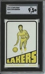 1972 Topps #104 Flynn Robinson 9 card progressive proof.